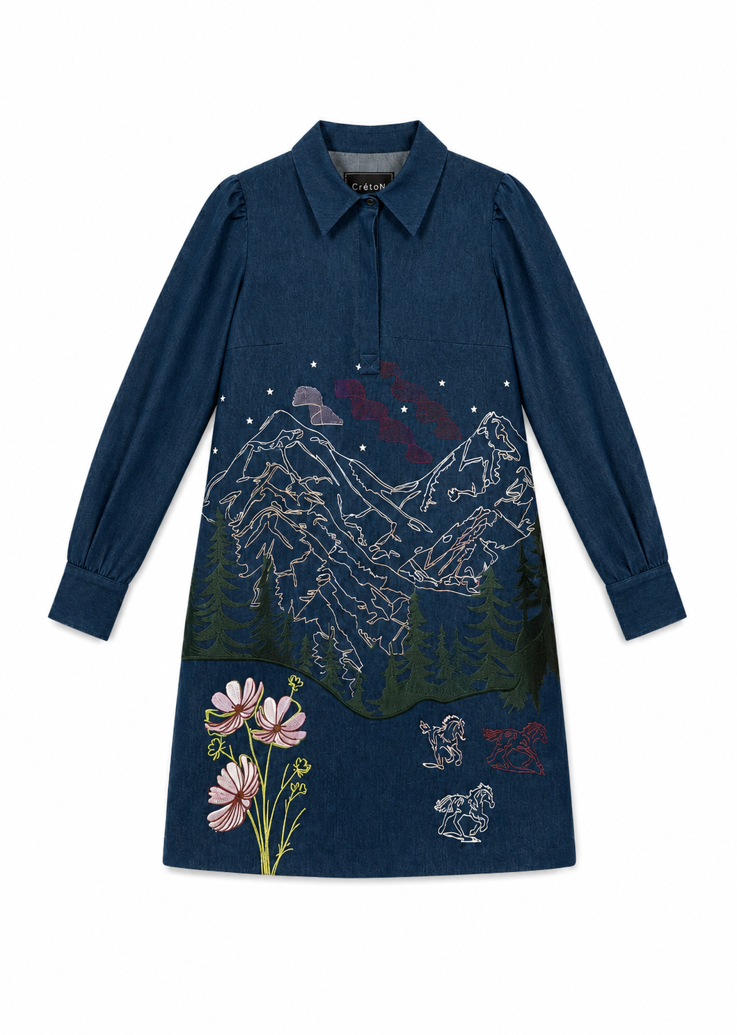 CRFlora Denim Kjole